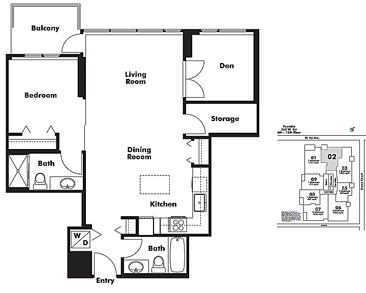 Floor plan 602