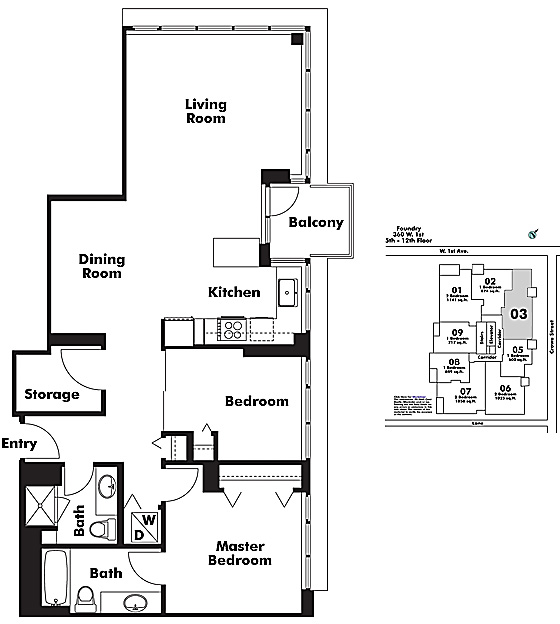 Floor plan 303