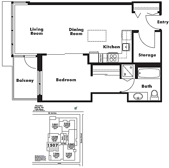 Floor plan 1507