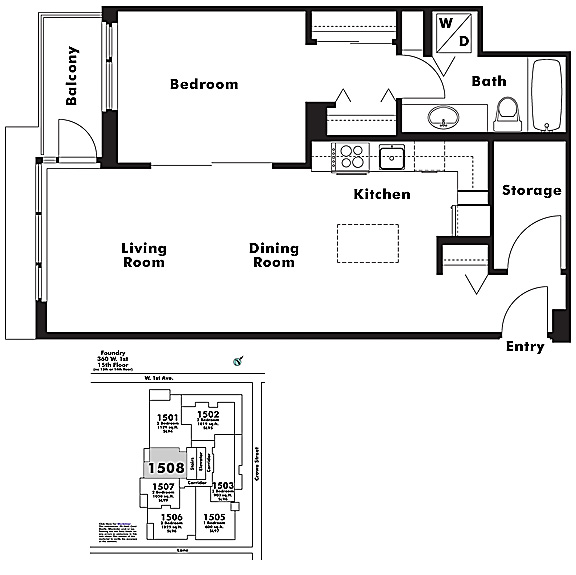 Floor plan 1508