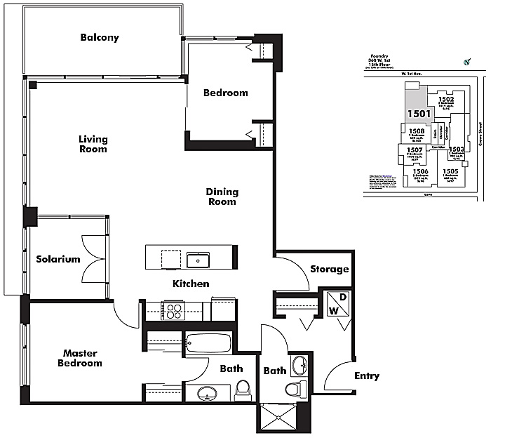 Floor plan 1501