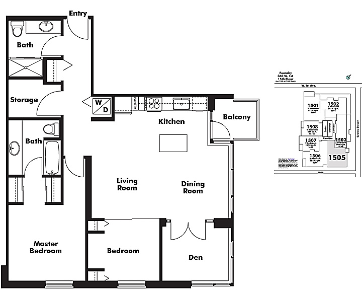Floor plan 1505