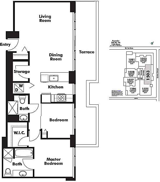 Floor plan 1503