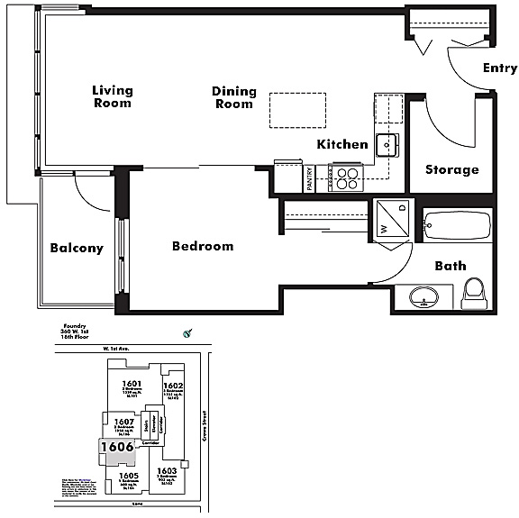 Floor plan 1606