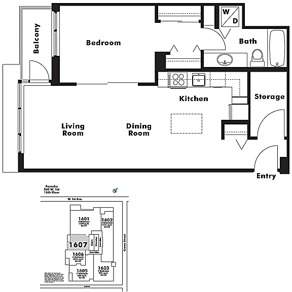 Floor plan 1607