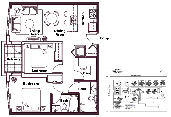 Floor plan 212