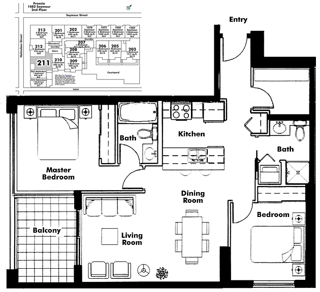 Floor plan 211