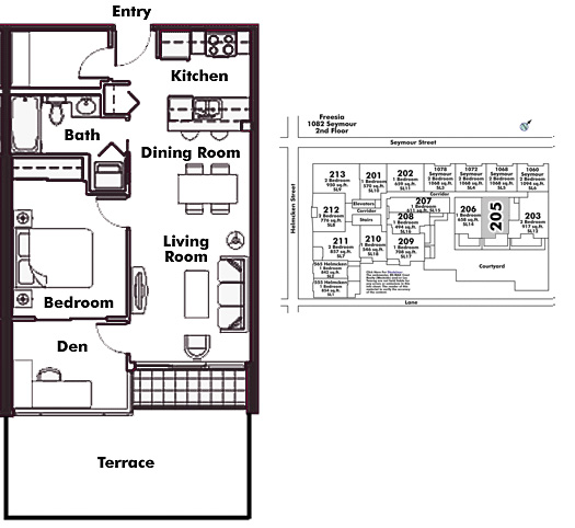 Floor plan 205