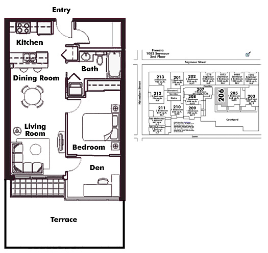 Floor plan 206