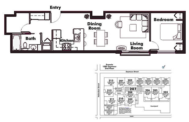 Floor plan 207