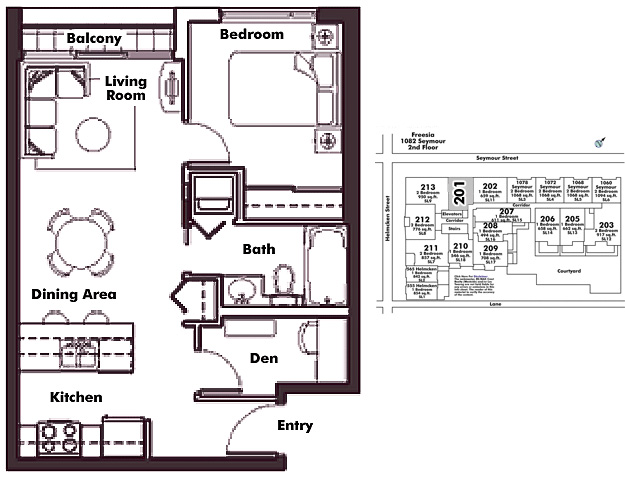 Floor plan 201