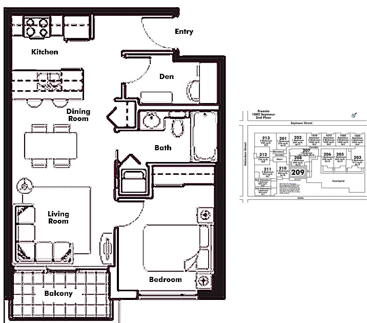 Floor plan 209