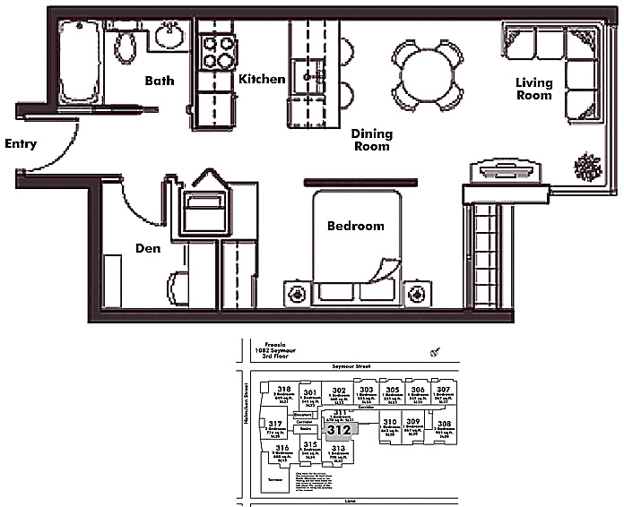 Floor plan 312