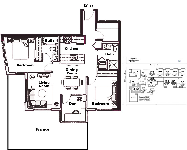 Floor plan 316