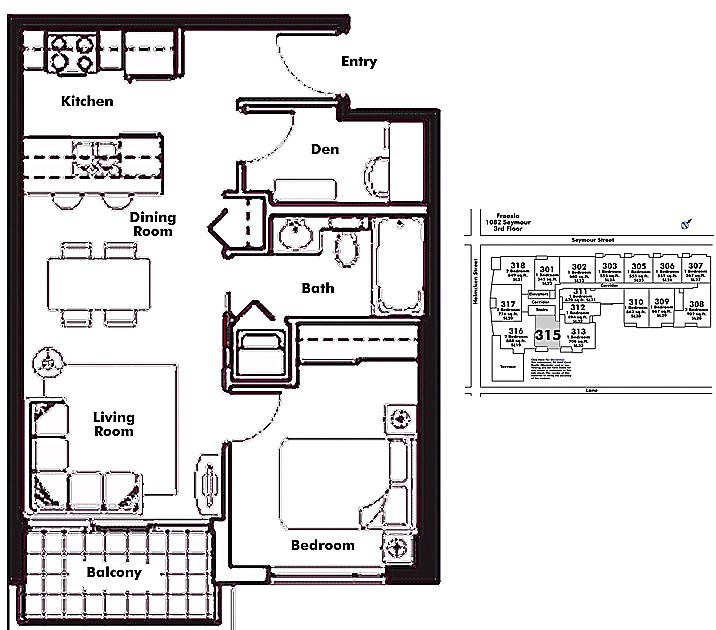 Floor plan 315