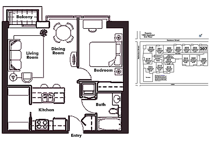 Floor plan 307