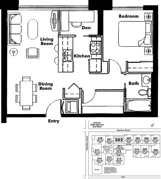 Floor plan 302