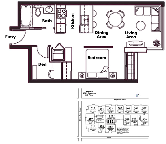 Floor plan 512
