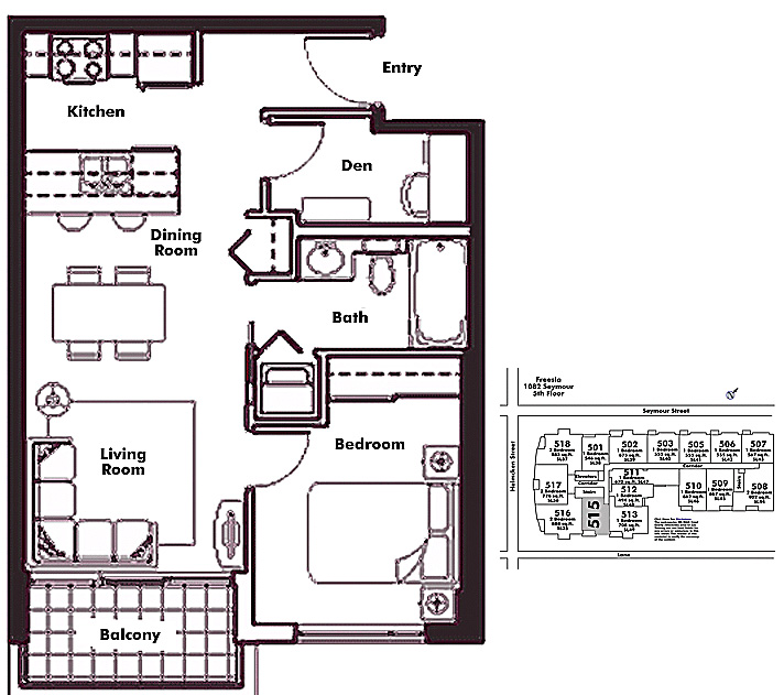 Floor plan 515