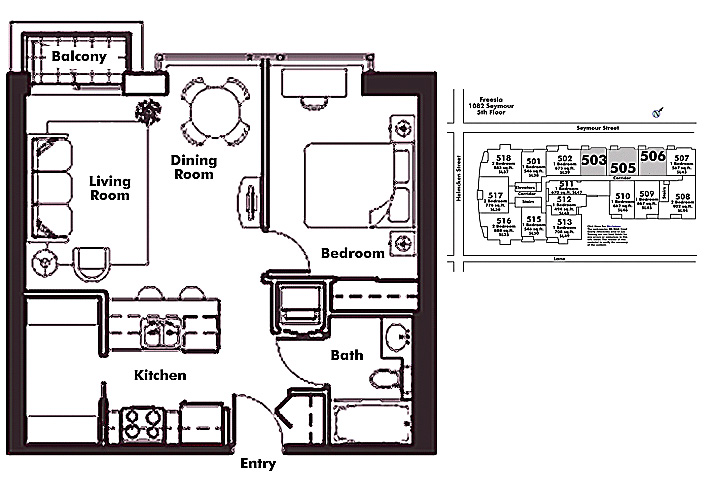 Floor plan 506