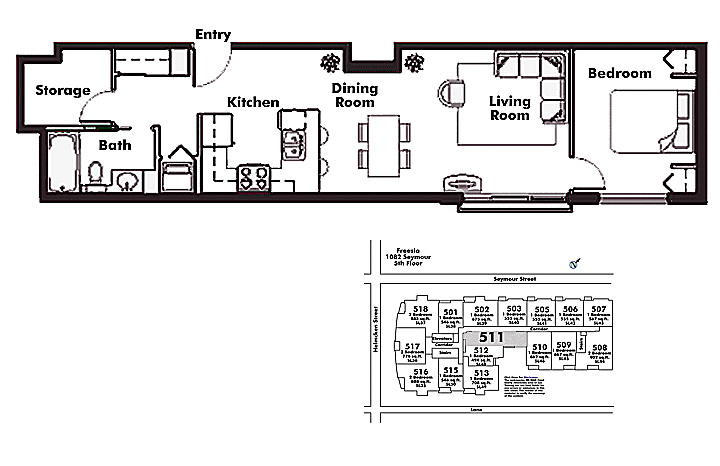 Floor plan 511