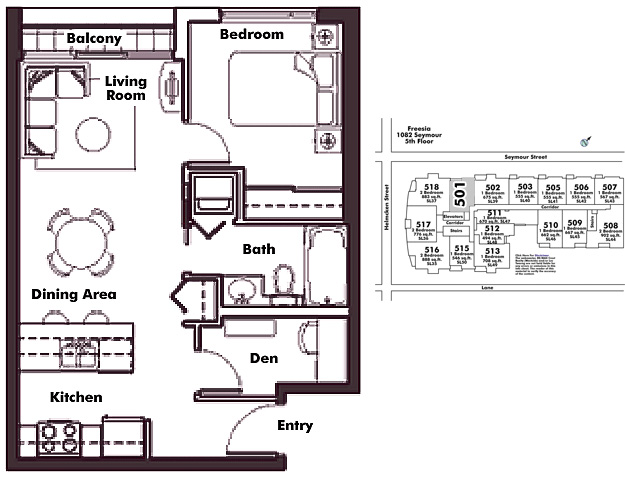 Floor plan 501