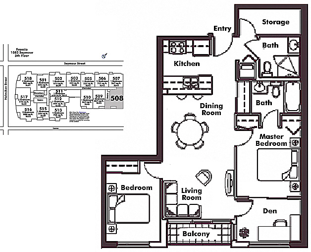 Floor plan 508