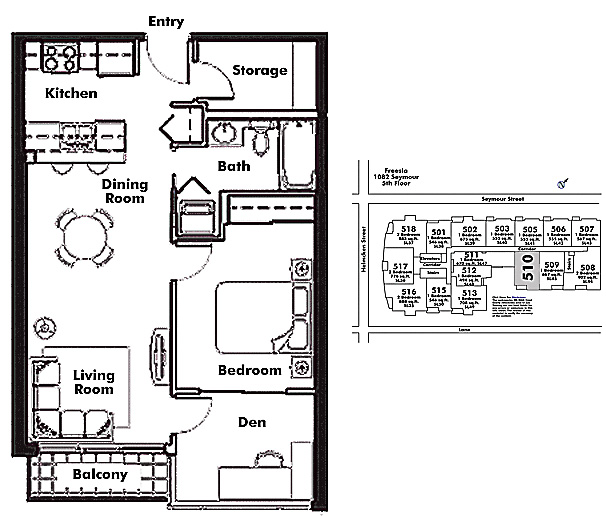 Floor plan 510