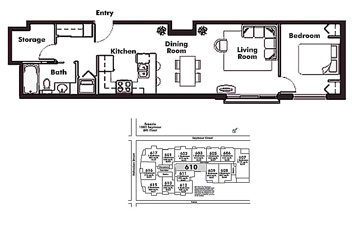 Floor plan 610