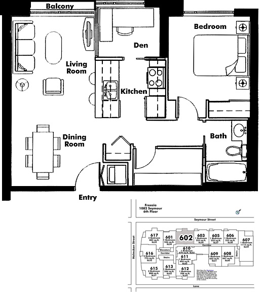 Floor plan 602