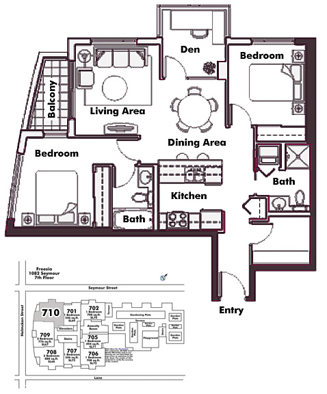 Floor plan 710