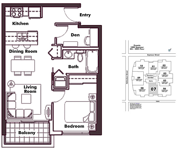 Floor plan 1007