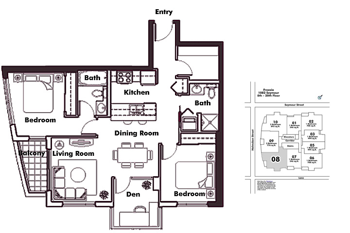 Floor plan 1908