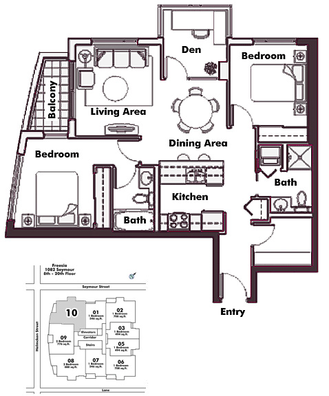 Floor plan 810