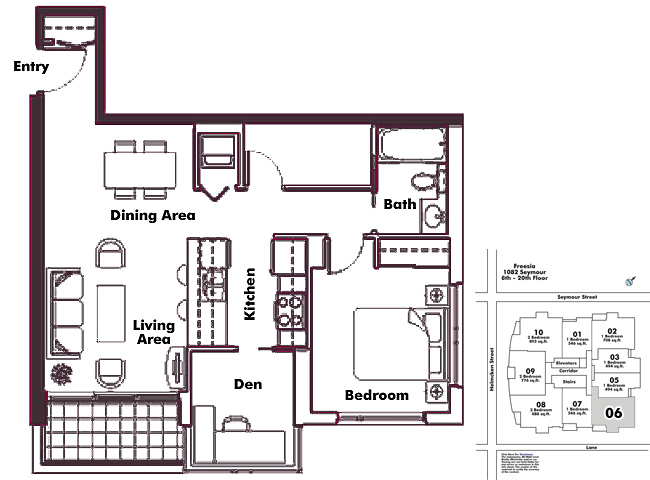 Floor plan 706
