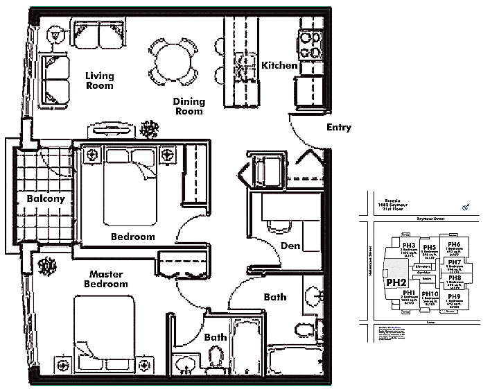 Floor plan PH2