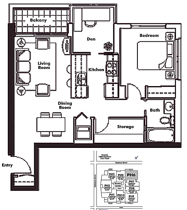Floor plan PH6