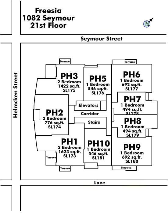 Floor plan PH6