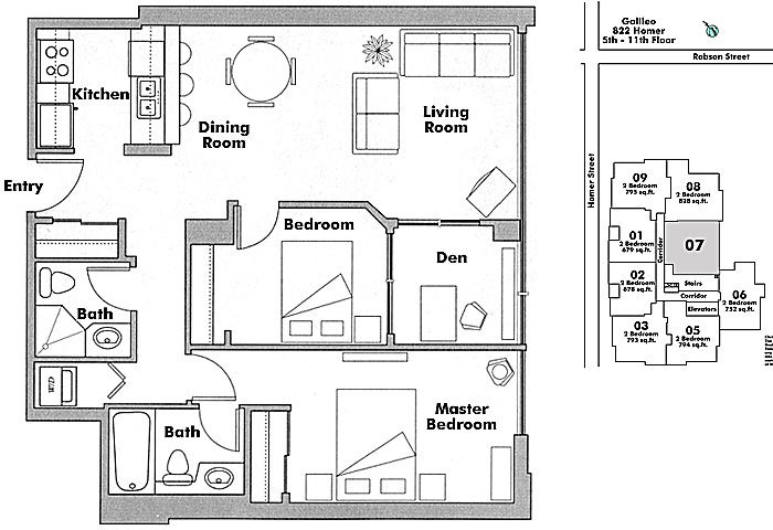 Floor plan 407