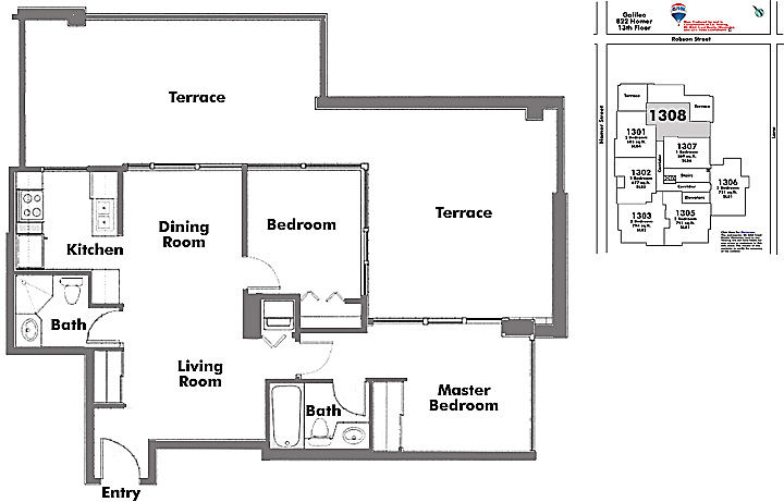 Floor plan 1308