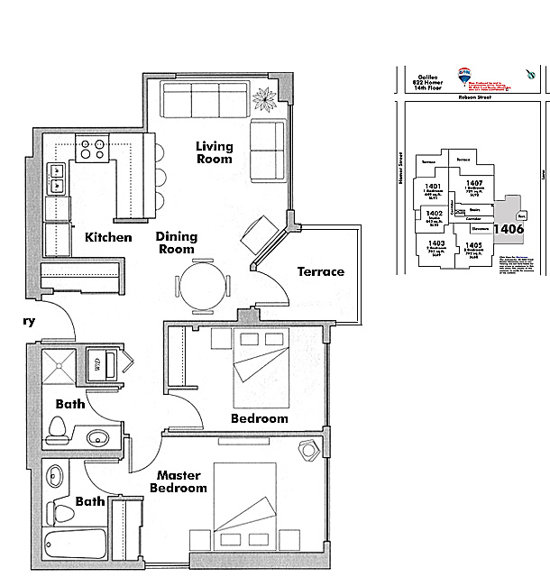 Floor plan 1406