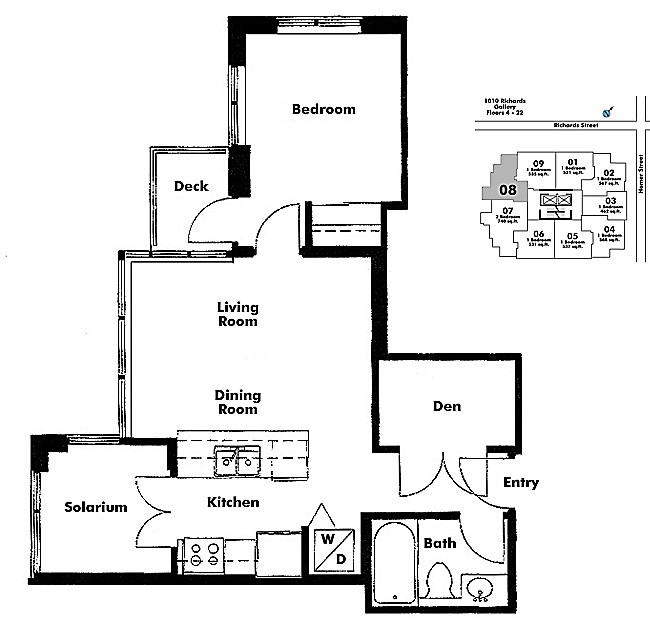Floor plan 608