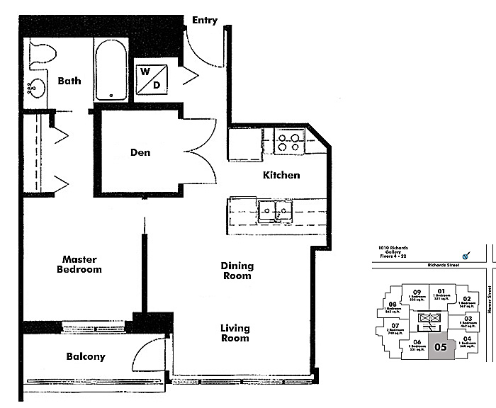 Floor plan 405