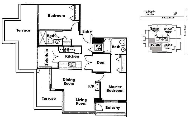 Floor plan 2303