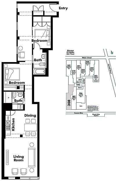 Floor plan 308
