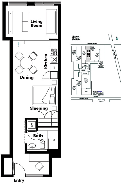 Floor plan 302