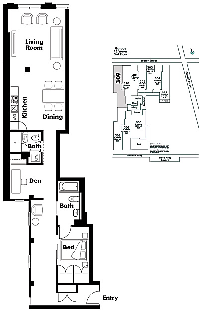 Floor plan 309