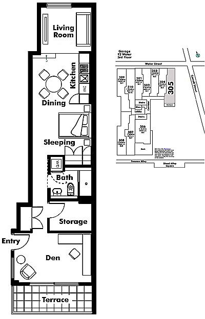 Floor plan 305