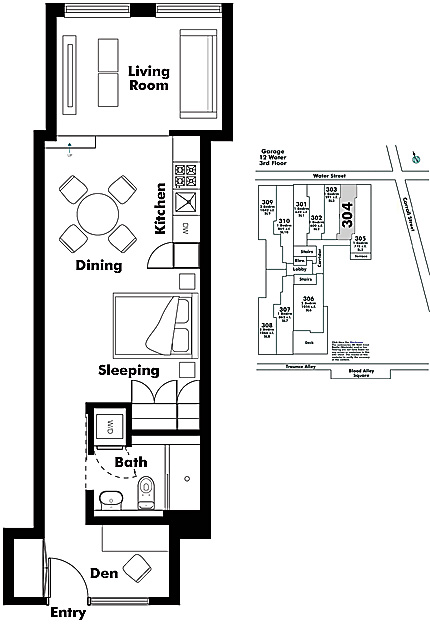 Floor plan 304