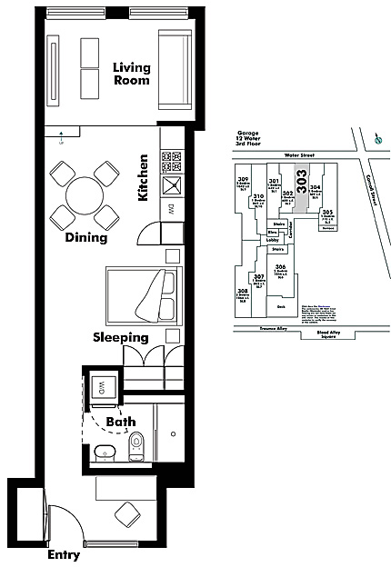 Floor plan 303